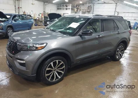 2021 Ford Explorer St из США, поврежденный, VIN 1FM5K8GC3MGA38748